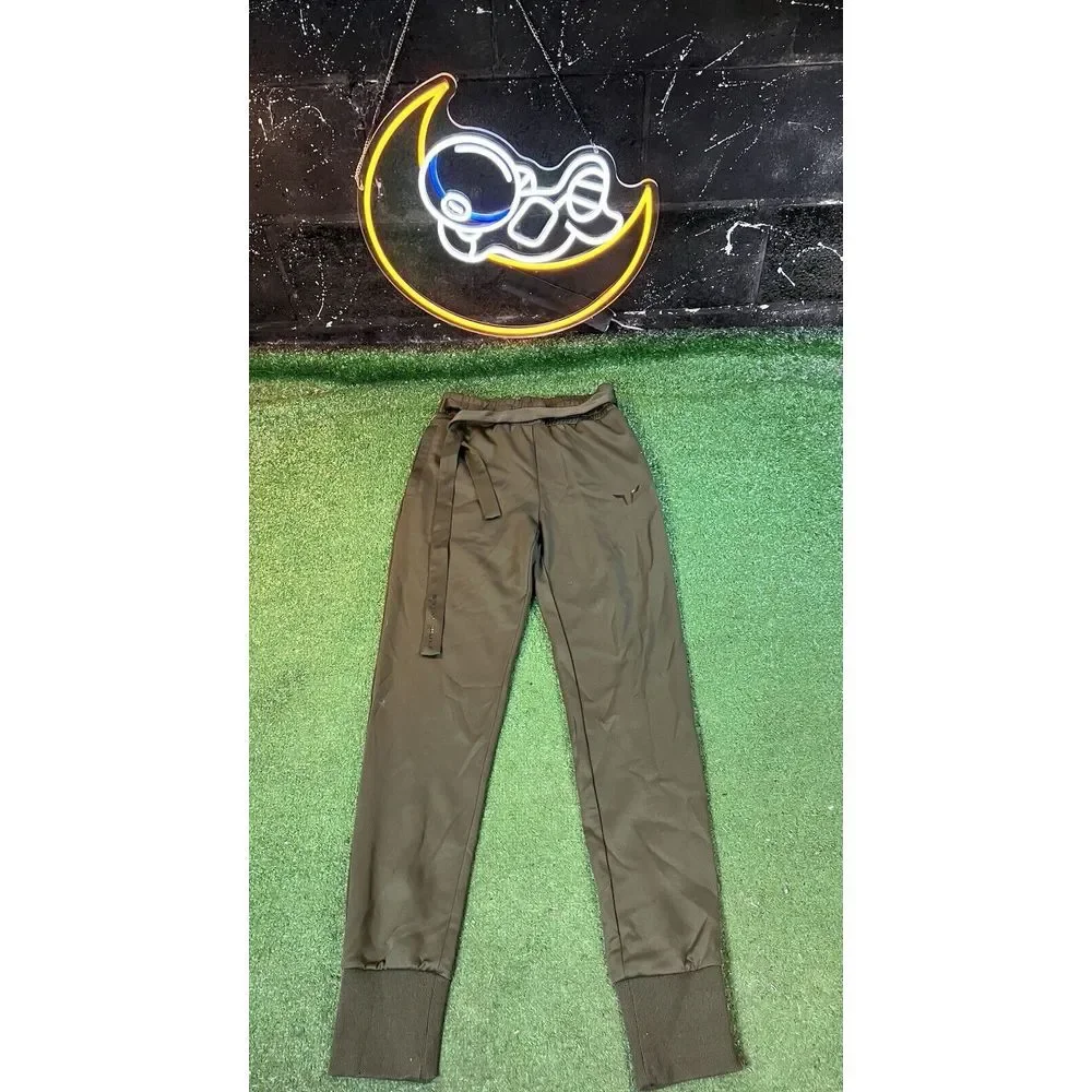 Squatwolf Joggers She Wolf Do-Knot‎ Activewear Olive Green Womens Medium